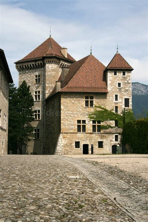 Castle, Annecy, Savoy, France Stock Photo - Image of mountains, house ...