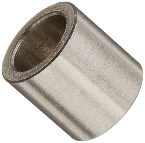 Round Spacer, 18-8 Stainless Steel, Plain Finish, #8 Screw Size, 1/4" OD, 0.166" ID, 1/4" Length ...