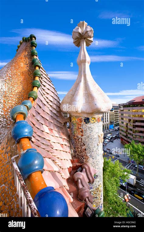 Casa batllo roof hi-res stock photography and images - Alamy