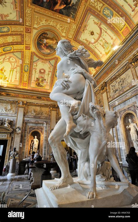 Italy, Rome, Galleria Borghese museum, Gian Lorenzo Bernini, marble ...