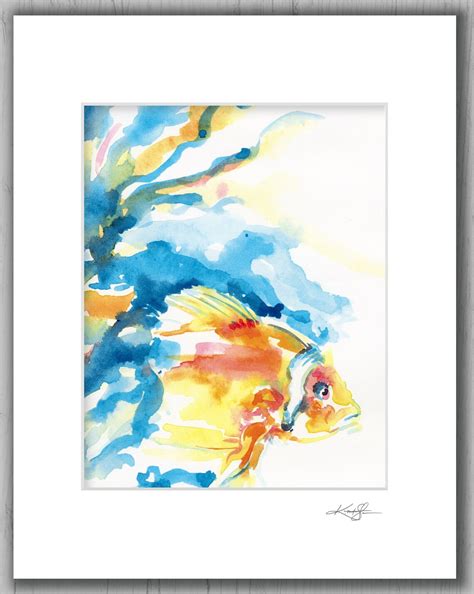 Tropical Fish Art print from original painting In 11 x 14 | Etsy