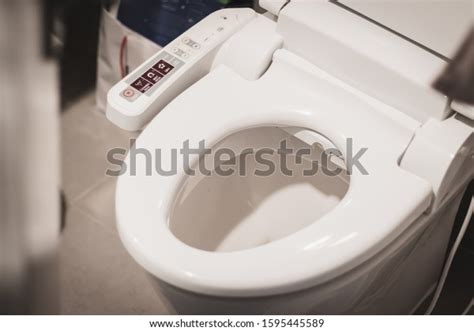 High Tech Toilet Automatic Bidet Installed Stock Photo (Edit Now ...