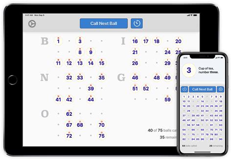 Bingo Machine — Bingo number caller app for iPhone and iPad