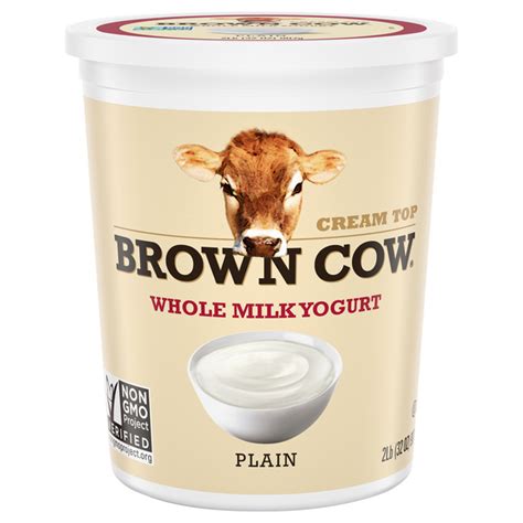 Save on Brown Cow Cream Top Whole Milk Plain Yogurt Order Online Delivery | Stop & Shop