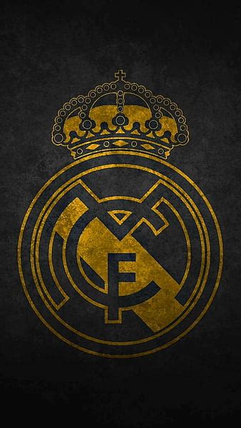 Real Madrid Logo Black And Gold