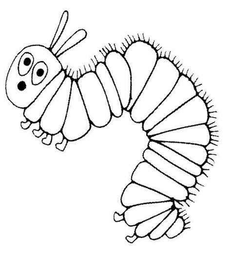 The Very Hungry Caterpillar Coloring Page