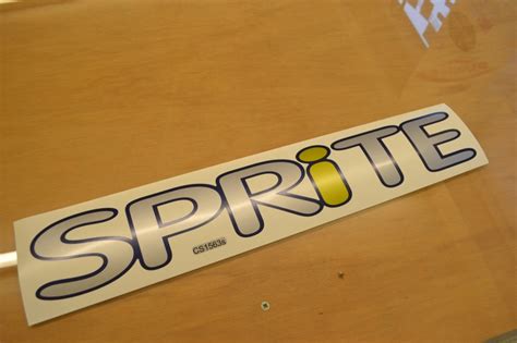 Sprite Caravan (STYLE 5) Front Roof Sticker – SINGLE