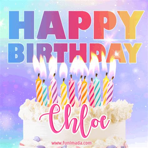 Happy Birthday Chloe GIFs - Download on Funimada.com