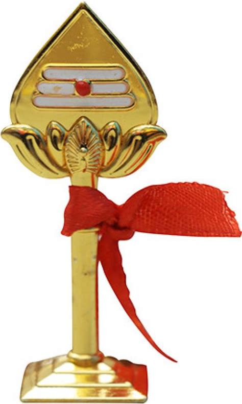 RINKON Murugan Vel For Car Dashboard gold Metal Om Muruga Idol Pooja Room Murugan 7 Cm ...