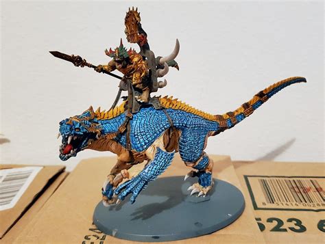 First of the Seraphon models that I have painted. C&C welcome! : ageofsigmar