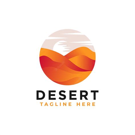 Premium Vector | Desert logo design template