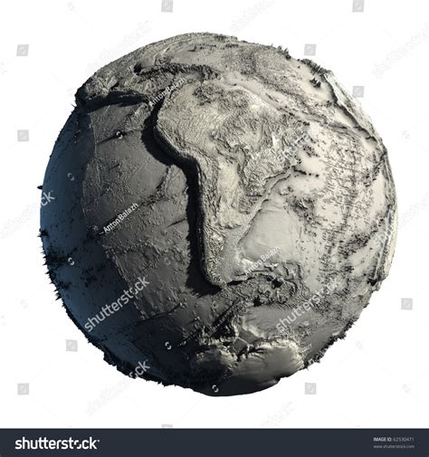 Dead Planet Earth Without Water Global 스톡 일러스트 62530471 | Shutterstock