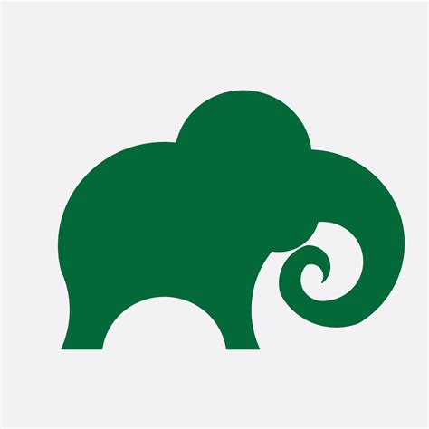 cool green elephant logo design 17240498 Vector Art at Vecteezy