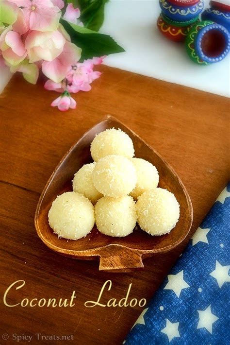 Spicy Treats: COCONUT LADOO RECIPE | COCONUT CONDENSED MILK LADOOS | 2 INGREDIENTS COCONUT LADOO ...