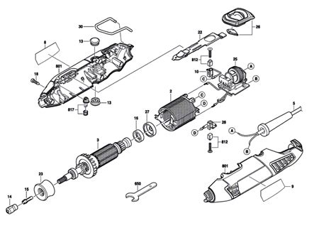 Buy Dremel 4000 (F013400001) Replacement Tool Parts | Dremel 4000 (F013400001) Diagram