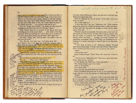 Stanley Kubrick’s Annotated Copy of Stephen King’s The Shining | Open Culture