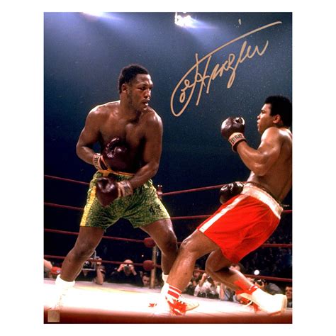 Joe Frazier Knocking Down Muhammad Ali - Authentic Signings - Touch of ...