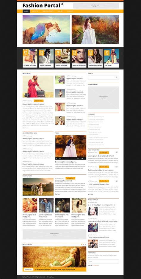 Fashion Blog Templates Archives - Zemez Joomla