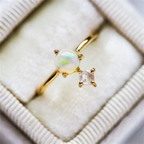 Opal & Moonstone Ring – local eclectic