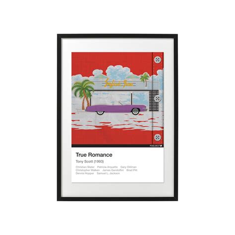 You're so Cool, You're so Cool, You're so Cool. True Romance A3 Poster Print Minimalist Art ...