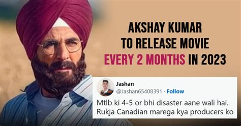 Twitter Goes Crazy As Akshay Kumar’s Movies To Release Every Two Months ...