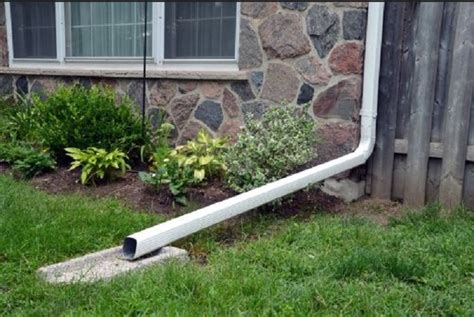 Proper Downspout Drainage