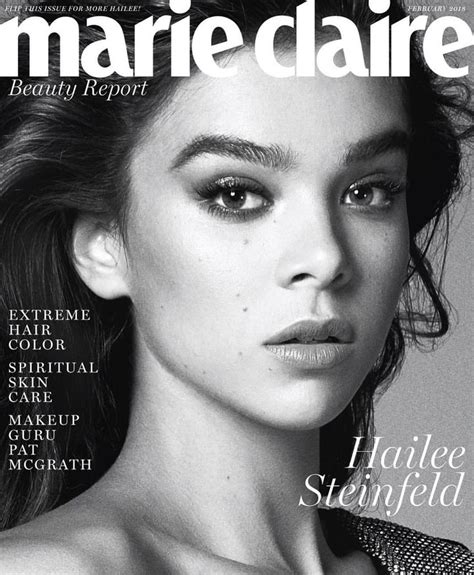 Hailee Steinfeld for Marie Claire Magazine | Extreme hair colors, Hailee steinfeld, Black and ...