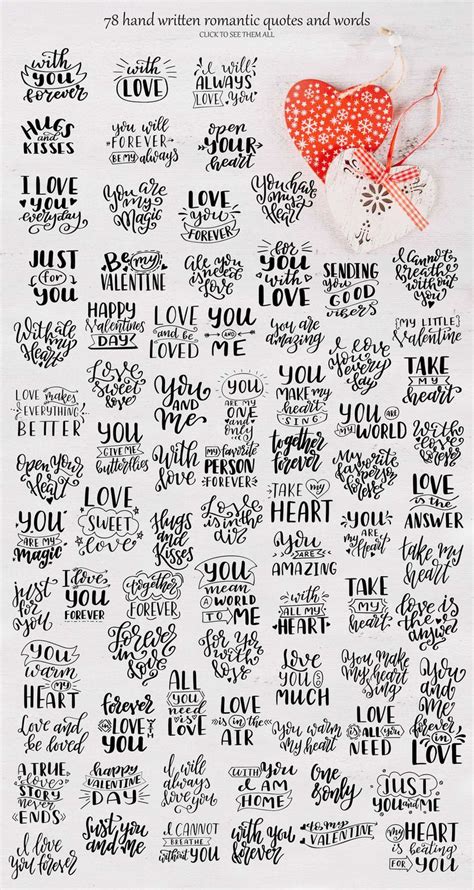 Quotes about love-Lettering Pack | Brush lettering quotes, Hand ...