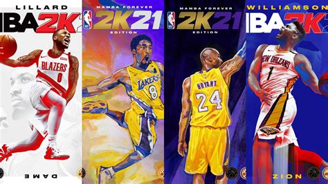 Kobe Bryant, Zion Williamson, and Damian Lillard are Your NBA 2K21 Cover Athletes, Pricing ...