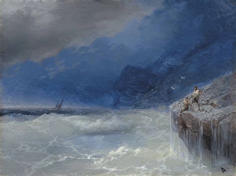 Ivan Aivazovsky (1817-1900) , Stormy seas | Christie's