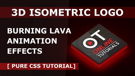 Online Tutorial for 3D Logo Animation Effects in CSS With Demo - YouTube
