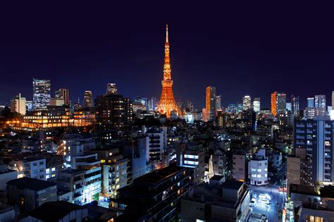 Wallpaper : roppongi, minato, Japan, tower, night city 2880x1920 - goodfon - 1184601 - HD ...