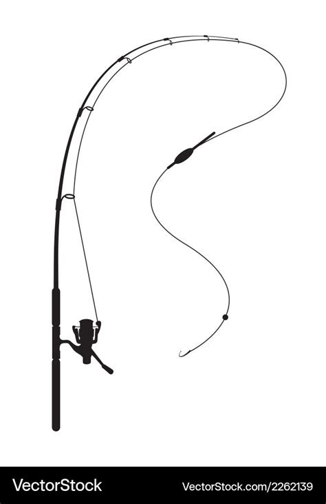 Fishing rod Royalty Free Vector Image - VectorStock