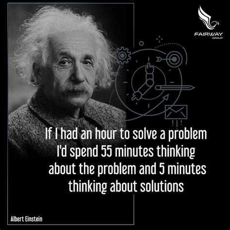 Einstein Quote If I Had An Hour To Solve A Problem - Jasmin Joyann