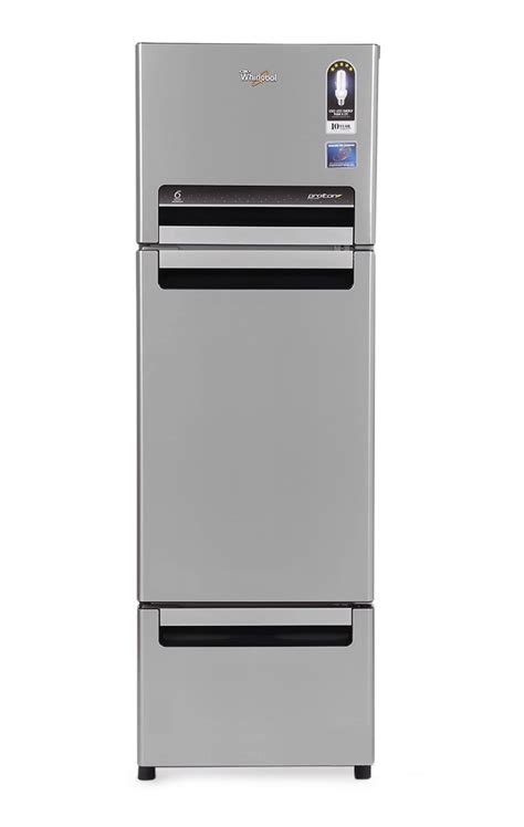 Whirlpool 260 L Frost Free Triple Door Refrigerator (FP 283D PROTTON ...