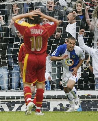 David Bentley Blackburn Rovers Celebrates His Editorial Stock Photo ...