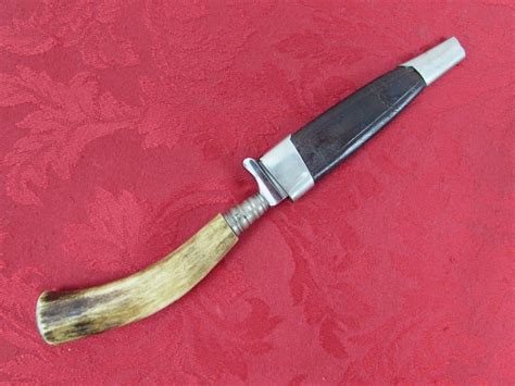 844 - NICE GERMAN VINTAGE HUNTING KNIFE - Antiquefirearms