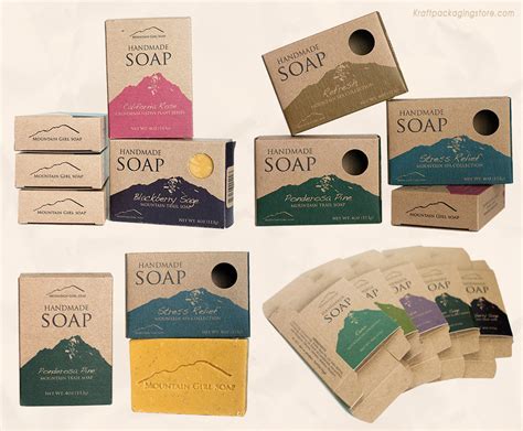 Custom Your Own Branded Kraft Soap Packaging Boxes Wholesale