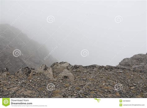 Mountains and mist stock image. Image of scene, outdoor - 48789853