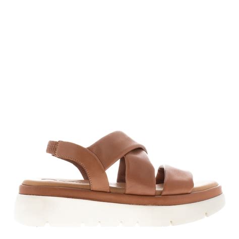 Carl Scarpa Libby Leather Sling Back Platform Sandals Tan | Jarrold ...