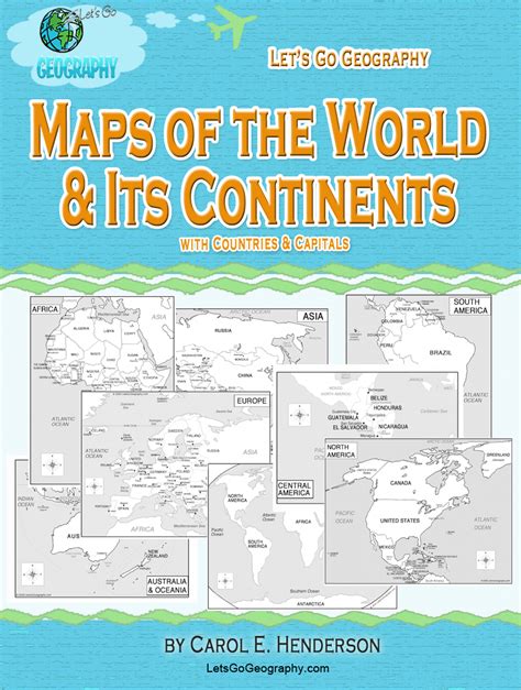 Maps of the World & Its Continents: Labeled | The Hands-On Learning Store