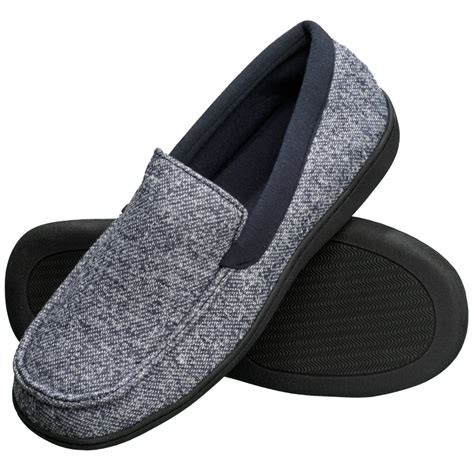 Hanes - Hanes Men's Memory Foam Odor Free Slippers - Walmart.com - Walmart.com