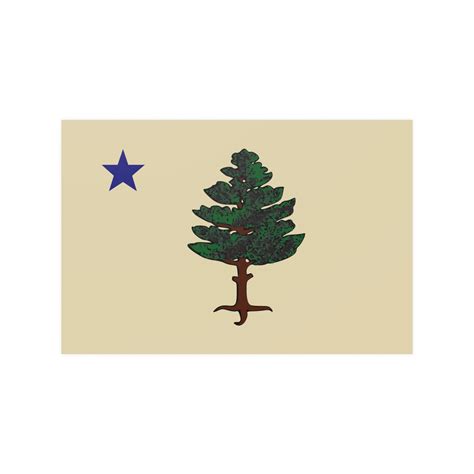 Maine State Flag (1901–1909) Poster – USA Flag Co.