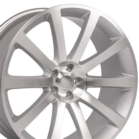 New Aluminum Wheel for 2005-2020 Chrysler 300 SRT 22x9 inch Silver Mach'd Chrysler 300 Rim ...