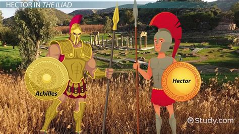 Achilles And Hector In Troy