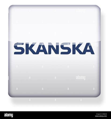 Skanska logo as an app icon. Clipping path included Stock Photo - Alamy