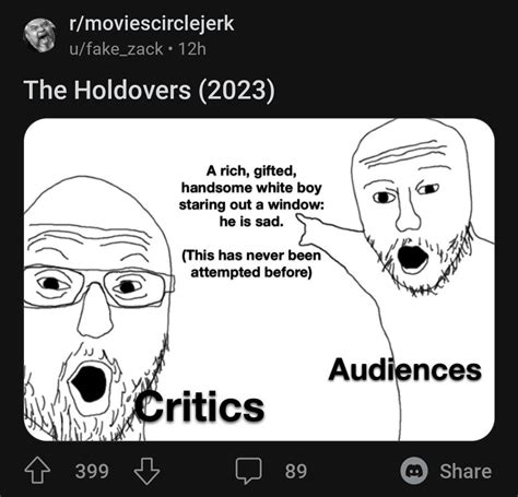 The Critic (2023) : r/moviescirclejerk