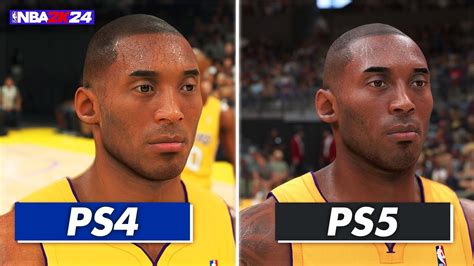 NBA 2K24: PS5 vs PS4 Comparison | Face, Graphics & Gameplay | Next Gen vs Current Gen - YouTube