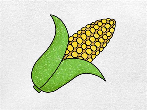 How To Draw Corn