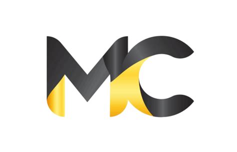 Combination Logo Of Letters Mcmc In Black And White Alphabet Vector ...